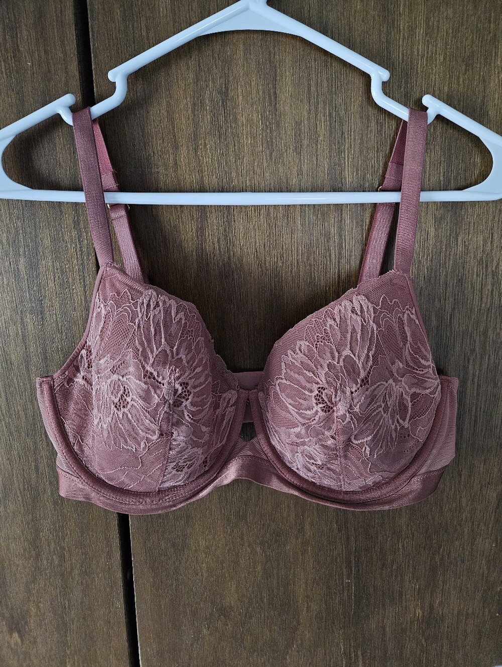 Soma Lace Lightly Lined Perfect Coverage Underwire Bra Rose - 36DD
